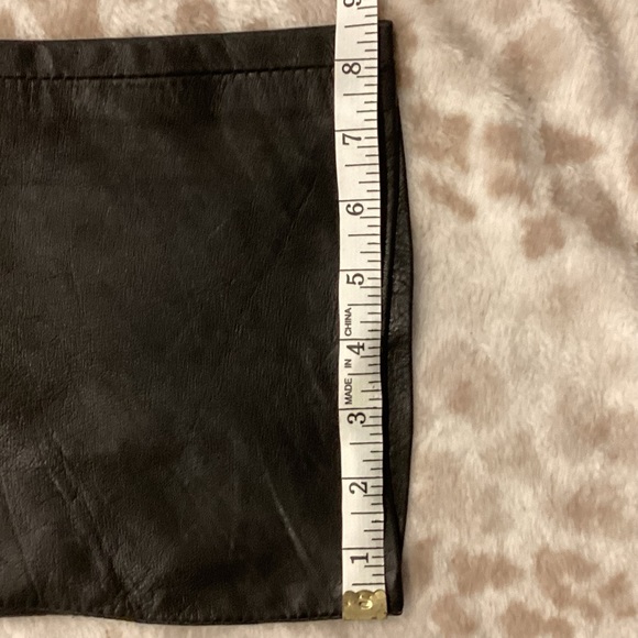 Hudson Outerwear Black Leather Motorcycle Pants, Size 6 - Picture 8 of 11